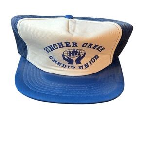 Blue and White Trucker Hat
